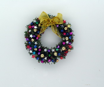 Luxury Star and Bauble Wreath (image for) Luxury Star and Bauble Wreath